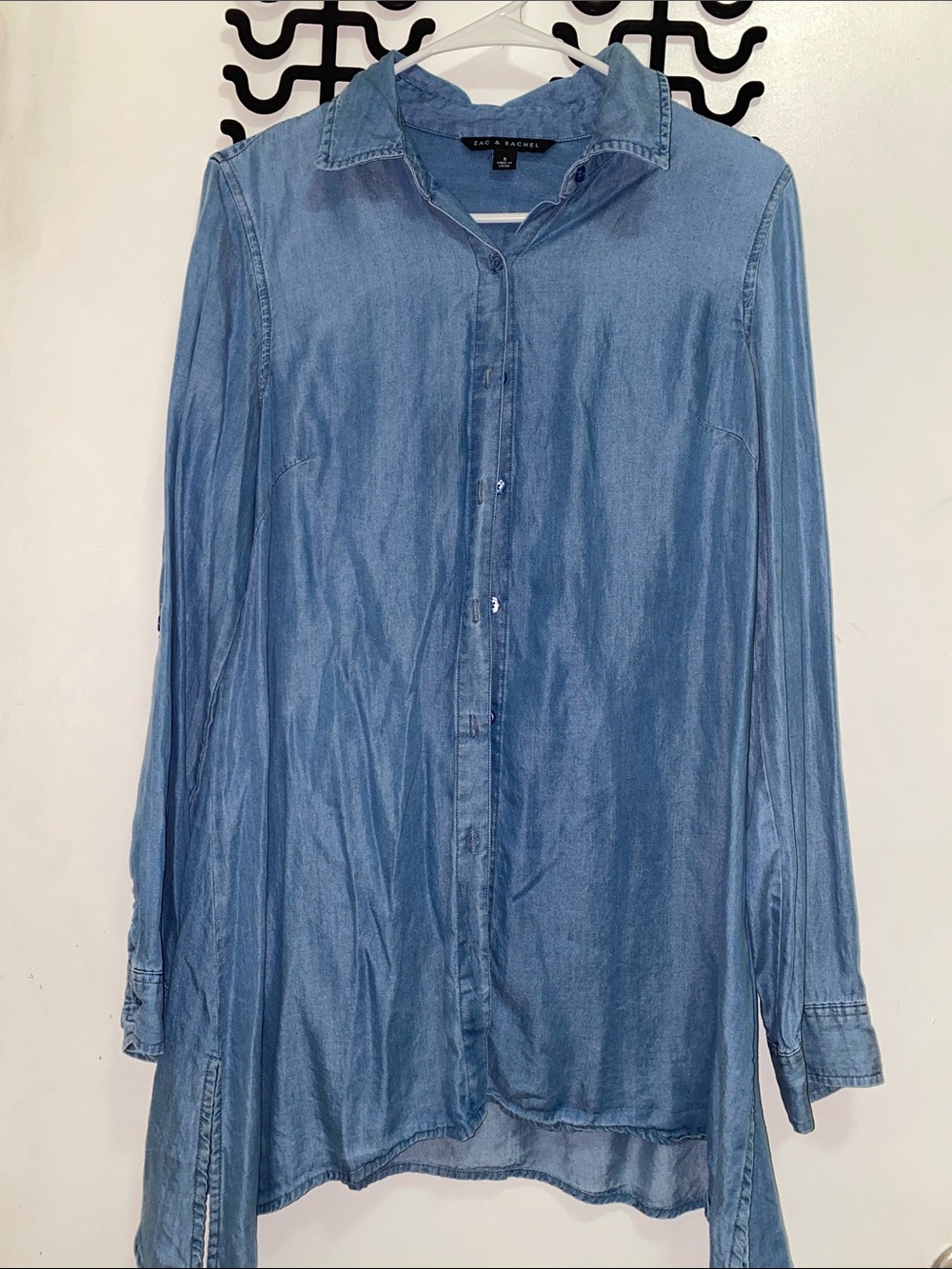 Zac & Rachel Blue Denim Button-Down Shirt